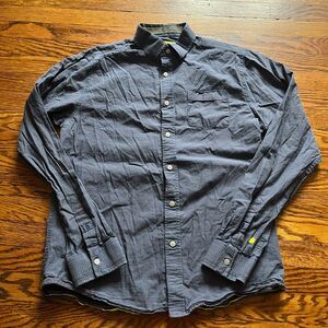 Descendant of Thieves Dres Ladro Limited Ed Blue Brown Gingham Check Shirt M